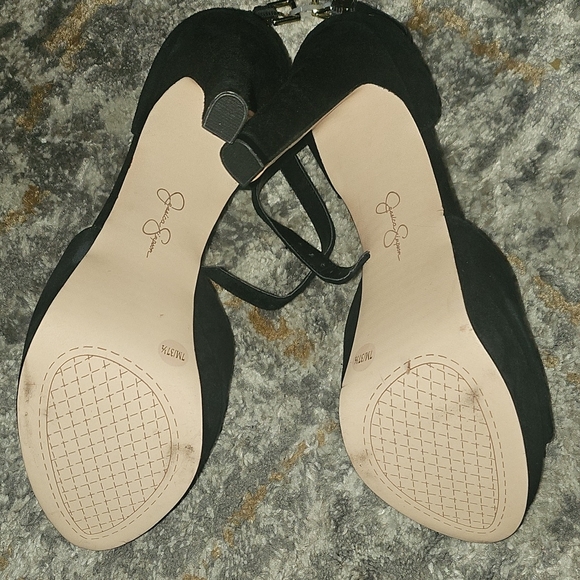 New Jessica Simpson Beeya Ankle Strap Platform Heeled Sandals Sz 7 - Picture 2 of 8